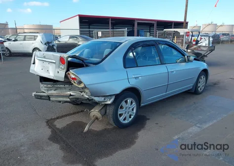2003 Honda Civic Ex from USA, damaged, VIN 2HGES25773H551514